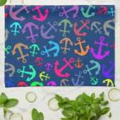 Colorful Boat Anchor Pattern Theedoek (Gevouwen)