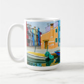 Colorful Boat Scene |Venetian Lagoon Koffiemok (Links)