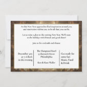 Colorful Bohek licht nieuwe jaren oud Kaart (Achterkant)