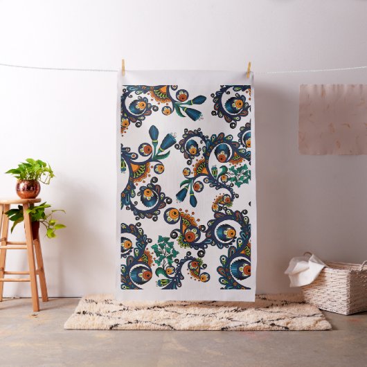 Colorful Bohemian Boho MOD Hippy Chic Pattern Stof (Voorbeeld)
