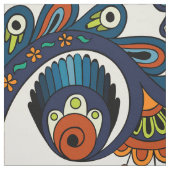 Colorful Bohemian Boho MOD Hippy Chic Pattern Stof (Swatch)
