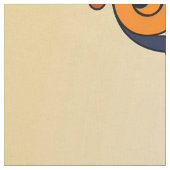 Colorful Bohemian Boho MOD Hippy Chic Pattern Stof (Close Up)