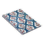 Colorful Bohemian Floral Quatrefoil Notitieboek (Rechterzijde)