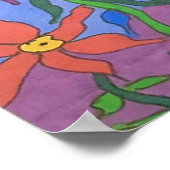 Colorful Bohemian Garden Art Poster (Hoek)