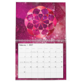 Colorful Boho Celestial Mandalas Waterverf Stars Kalender (Feb 2027)