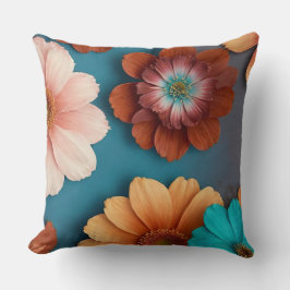 Colorful Boho Floral Kussen