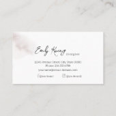 Colorful Boho Floral Visitekaartje (Achterkant)