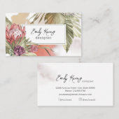 Colorful Boho Floral Visitekaartje (Voorkant / Achterkant)