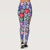 Colorful Boho Mandala Pattern Leggings (Achterkant)
