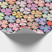 Colorful Boho Mandala Pattern Wrapping Paper Cadeaupapier (Hoek)
