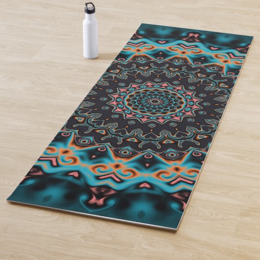 Colorful Boho Mandala Yogamat (In situ)