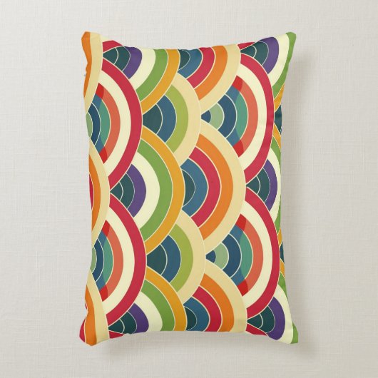 Colorful Boho Rainbow Accent Kussen (Voorkant(Verticaal))