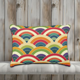 Colorful Boho Rainbow Accent Kussen