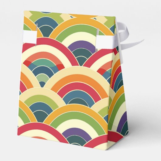 Colorful Boho Rainbow Bedankdoosjes (Achterkant)