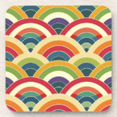 Colorful Boho Rainbow Bier Onderzetter (Voorkant)