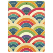 Colorful Boho Rainbow Klembord (Achterkant)