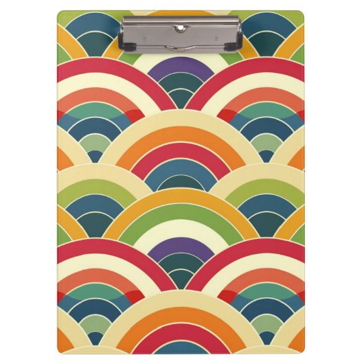 Colorful Boho Rainbow Klembord (Voorkant)