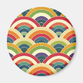 Colorful Boho Rainbow Magneet (Voorkant)
