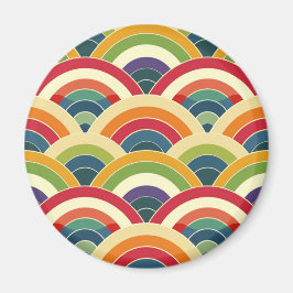 Colorful Boho Rainbow Magneet