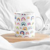 Colorful Boho Rainbow Patroon Koffiemok