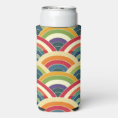 Colorful Boho Rainbow Seltzer Blikjeskoeler (Seltzer Achterkant)