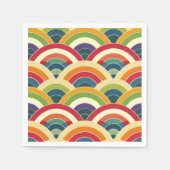 Colorful Boho Rainbow Servet (Voorkant)
