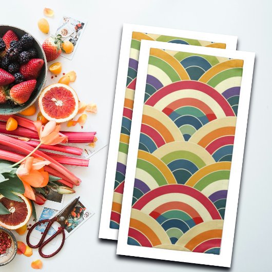 Colorful Boho Rainbow Servet