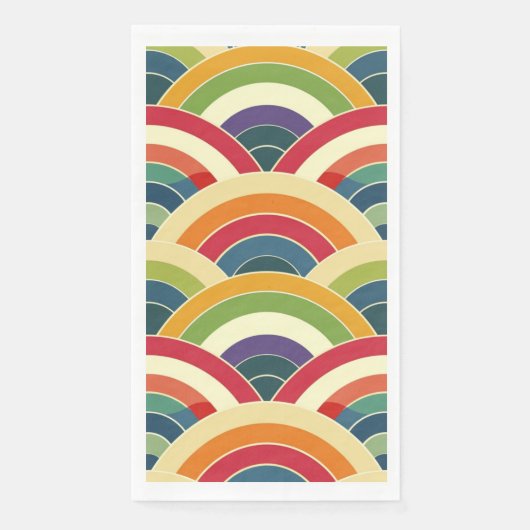 Colorful Boho Rainbow Servet (Voorkant)