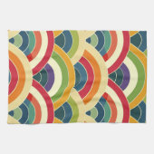 Colorful Boho Rainbow Theedoek (Horizontaal)