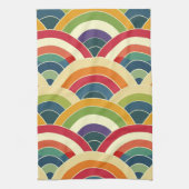 Colorful Boho Rainbow Theedoek (Verticaal)