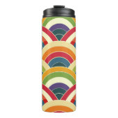 Colorful Boho Rainbow Thermosbeker (Voorkant)