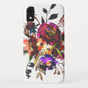 Colorful Boho Waterverf Wildflower  Floral Case-Mate iPhone Case