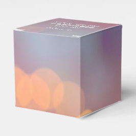 Colorful Bokeh 2 x 2 inch Bedankdoosjes