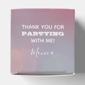 Colorful Bokeh 2 x 2 inch Bedankdoosjes (Bovenkant)