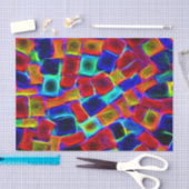 Colorful Bokeh Blocks Tissuepapier (Craft)