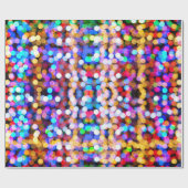 Colorful Bokeh Cadeaupapier (Vlak)