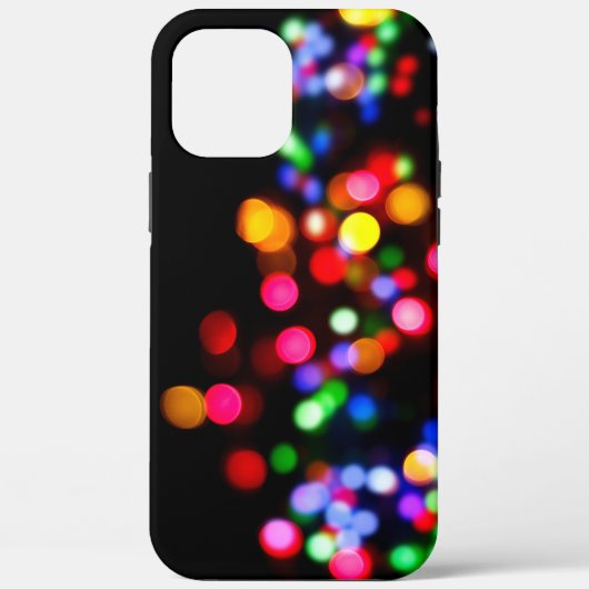 Colorful bokeh licht Hoesje-Mate iPhone case aan (Achterkant)
