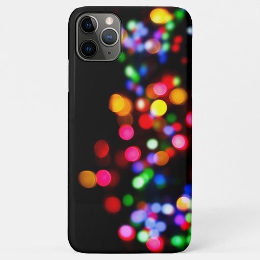 Colorful bokeh licht Hoesje-Mate iPhone case aan (Achterkant)