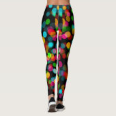 Colorful Bokeh-ontwerp Leggings (Achterkant)