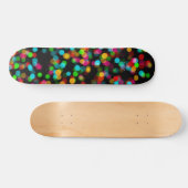 Colorful Bokeh-ontwerp Persoonlijk Skateboard (Horizontaal)
