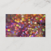 Colorful Bokeh Pattern Visitekaartje (Achterkant)