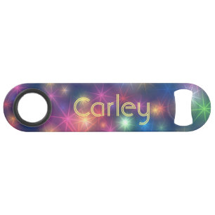 Colorful Bokeh Sparkles Gepersonaliseerd Speed Flessenopener