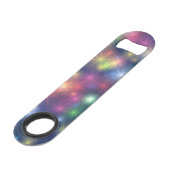 Colorful Bokeh Sparkles Gepersonaliseerd Speed Flessenopener (Achterkant Gekanteld)