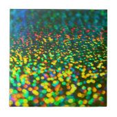 Colorful Bokeh Tegeltje (Voorkant)