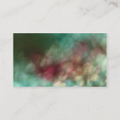 Colorful Bokeh Visitekaartje (Achterkant)