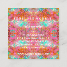 Colorful Bold Abstract Makeup Artist