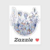 Colorful Bold Garden Mix Sticker (Vel)