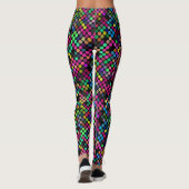 Colorful & Bold Polka Dots Pattern Cool Pop Art Leggings (Achterkant)