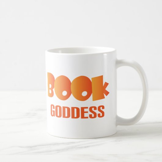 Colorful Book Goddess Reading Gift Koffiemok (Rechts)