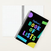 Colorful Book of Lists Notitieboek (Binnen)